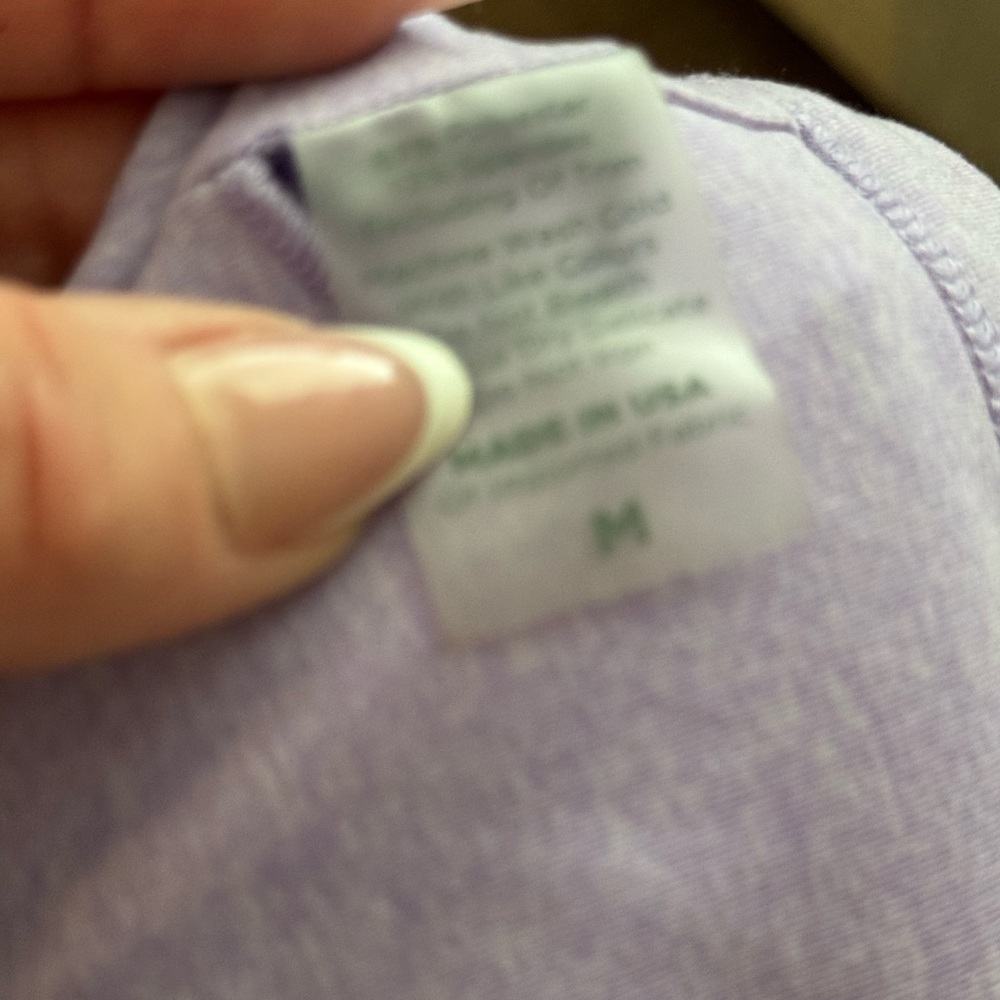 Bombshell Sportswear Lavender Sports Bra and Shorts Set - Picture 5 of 5
